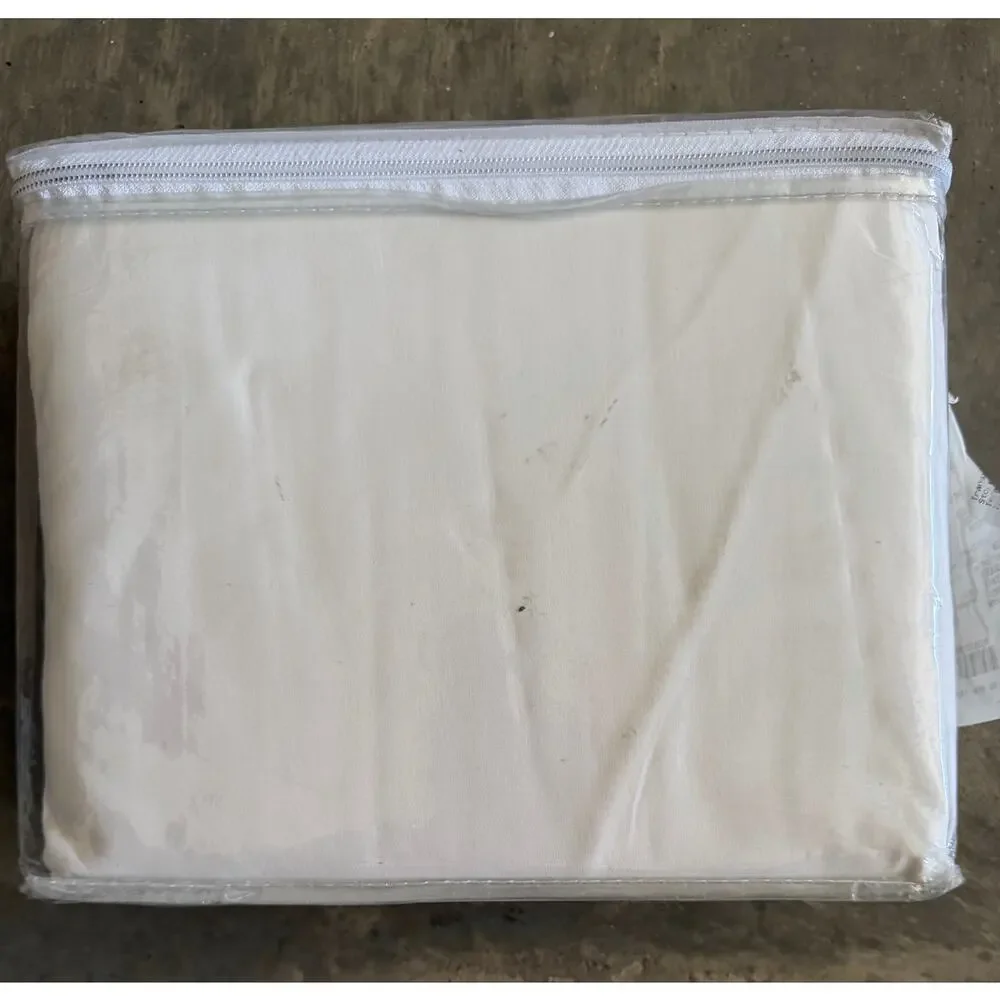 NEW! 510 Design Queen 4PC 100% Cotton Solid Sheet Set White